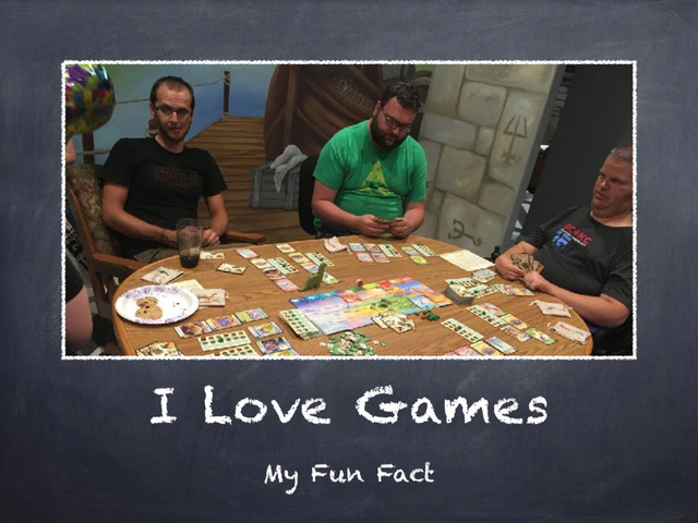 I Love Games
My Fun Fact
