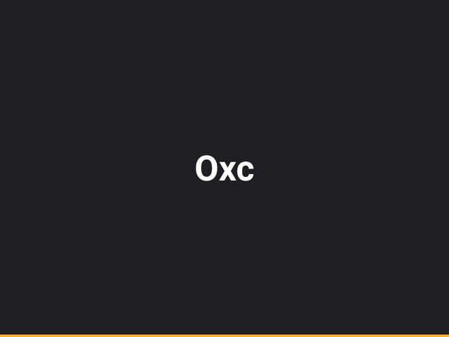Oxc
