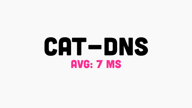 CAT-DNS
avg: 7 ms
