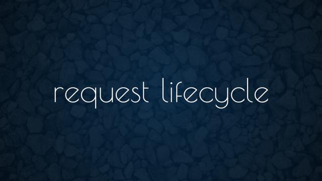 request lifecycle
