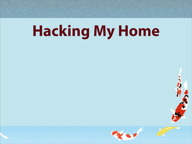Hacking My Home
