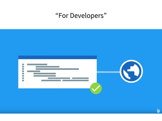 “For Developers”
