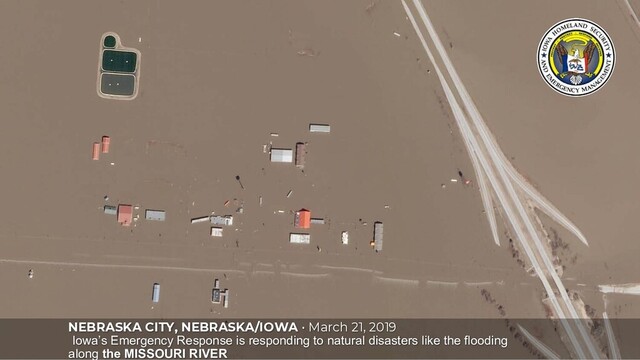 =
NEBRASKA CITY, NEBRASKA/IOWA • March 21, 2019
Iowa’s Emergency Response is responding to natural disasters like the flooding
along the MISSOURI RIVER
