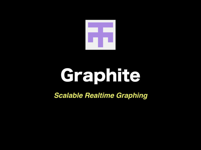 (SBQIJUF
Scalable Realtime Graphing
