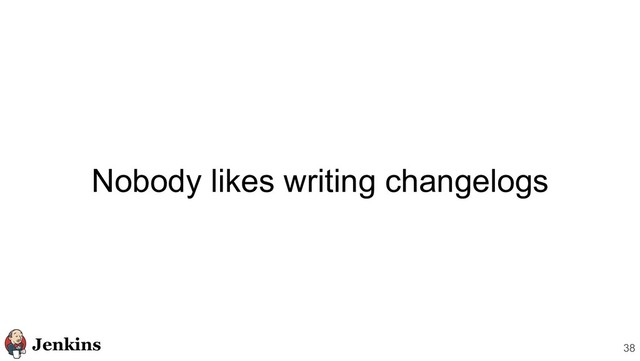Nobody likes writing changelogs
38
