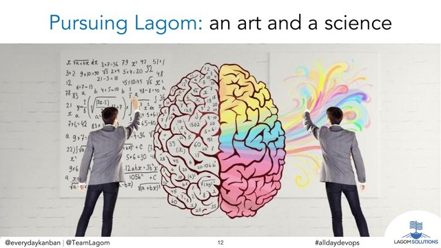 @everydaykanban | @TeamLagom
@everydaykanban | @TeamLagom 12 #alldaydevops
Pursuing Lagom: an art and a science
