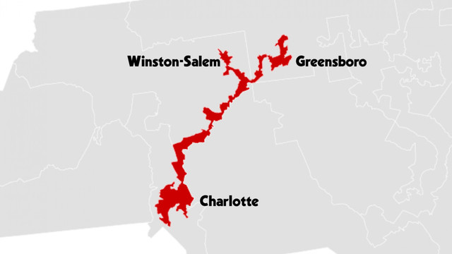 Greensboro
Winston-Salem
Charlotte
