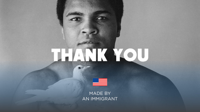 THANK YOU
MADE BY  
AN IMMIGRANT
