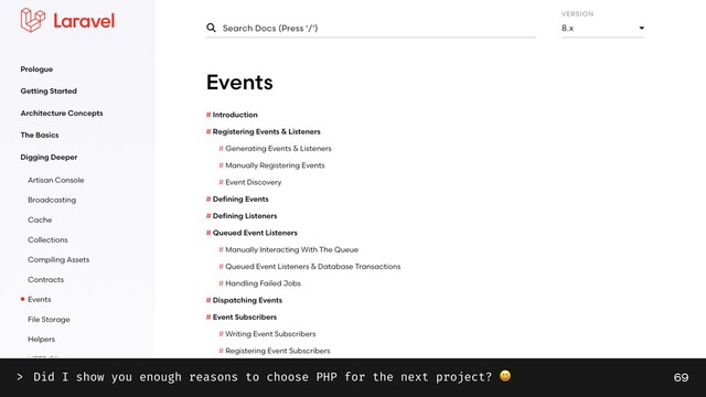69
Did I show you enough reasons to choose PHP for the next project? 😄
>
