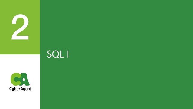 SQL I
