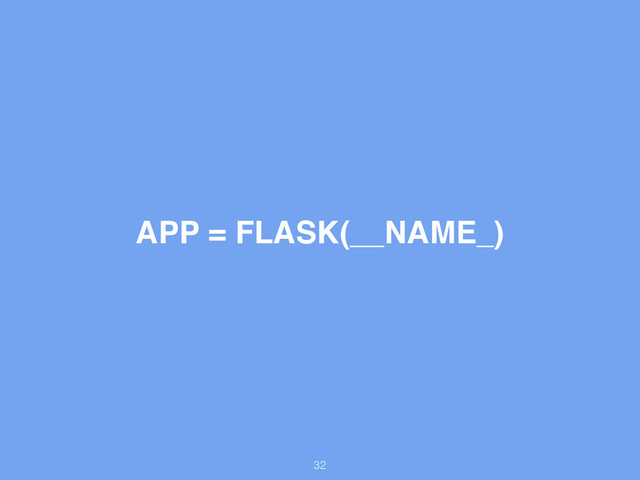 APP = FLASK(__NAME_)
32
