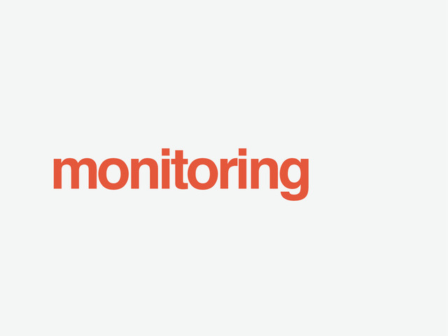 monitoring

