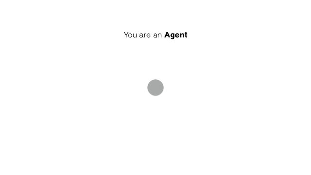 You are an Agent
