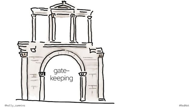 @holly_cummins #RedHat
gate-


keeping
