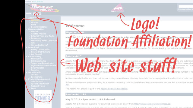Logo!
Foundation Affiliation!
Web-site stuff!
