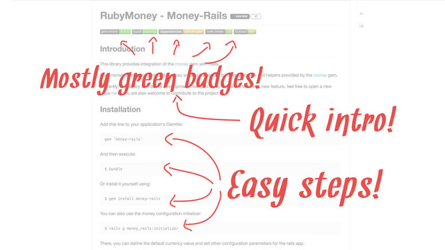 Quick intro!
Easy steps!
Mostly green badges!
