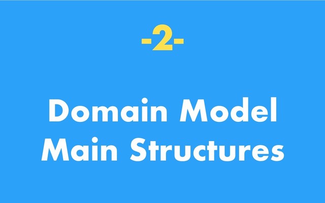 -2-
Domain Model
Main Structures
