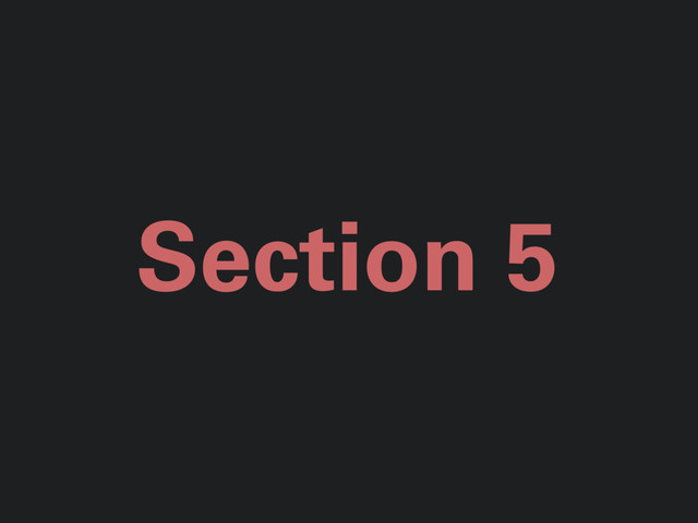 Section 5

