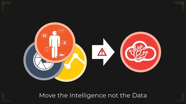 Move the Intelligence not the Data
