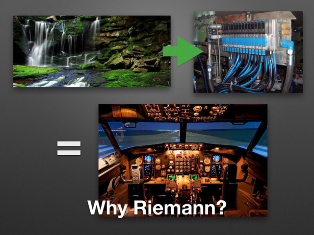 Why Riemann?
=
