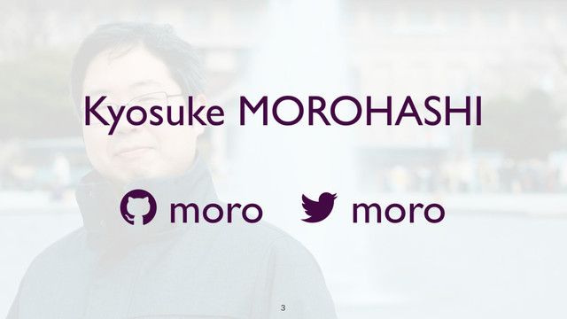 
Kyosuke MOROHASHI
moro moro
