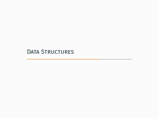 Data Structures
