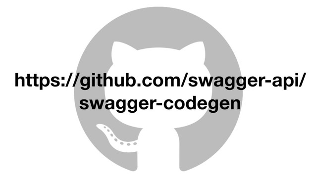 https://github.com/swagger-api/
swagger-codegen
