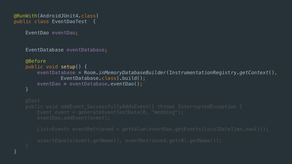 android room localdatetime