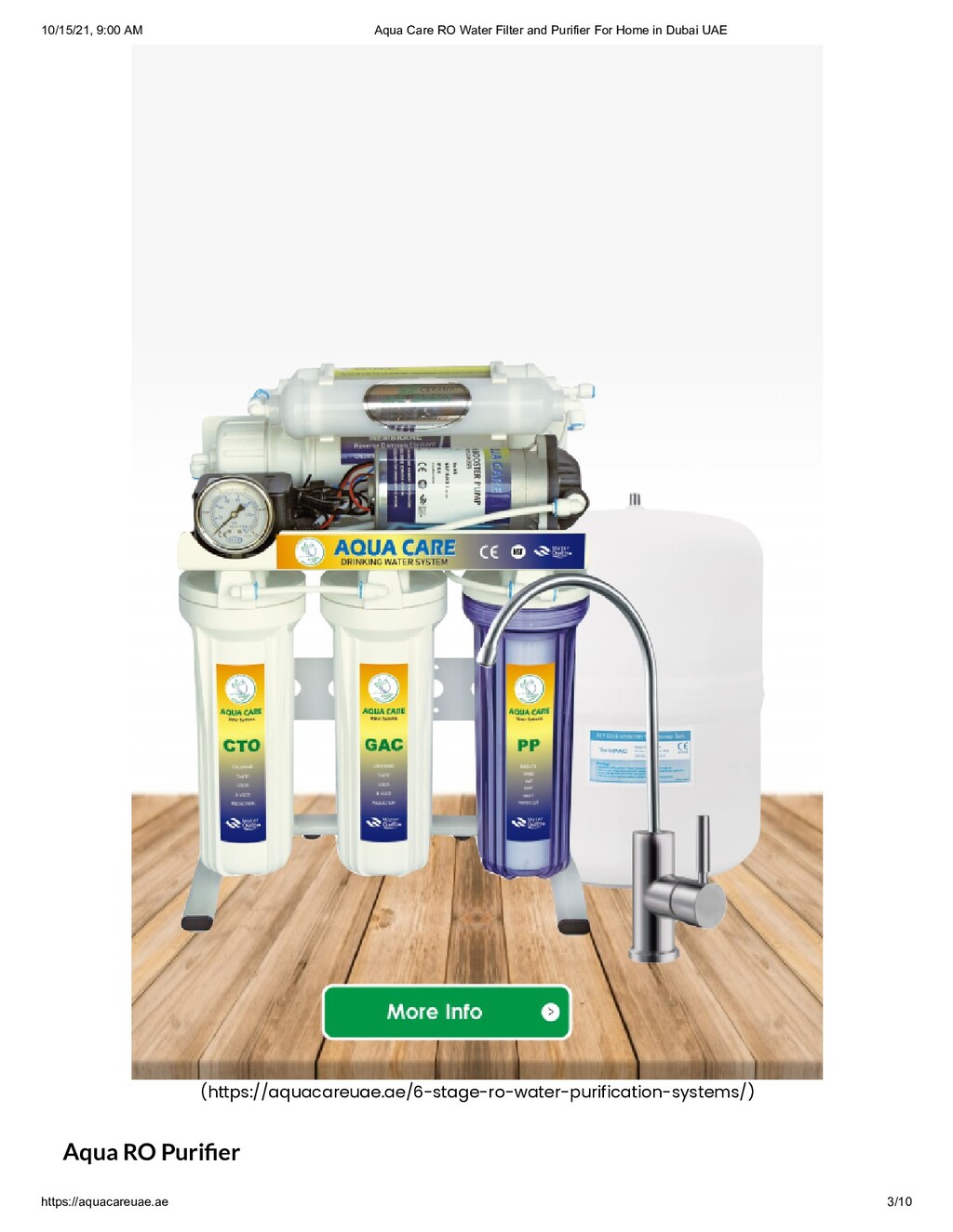 Water Purifier Dubai Speaker Deck