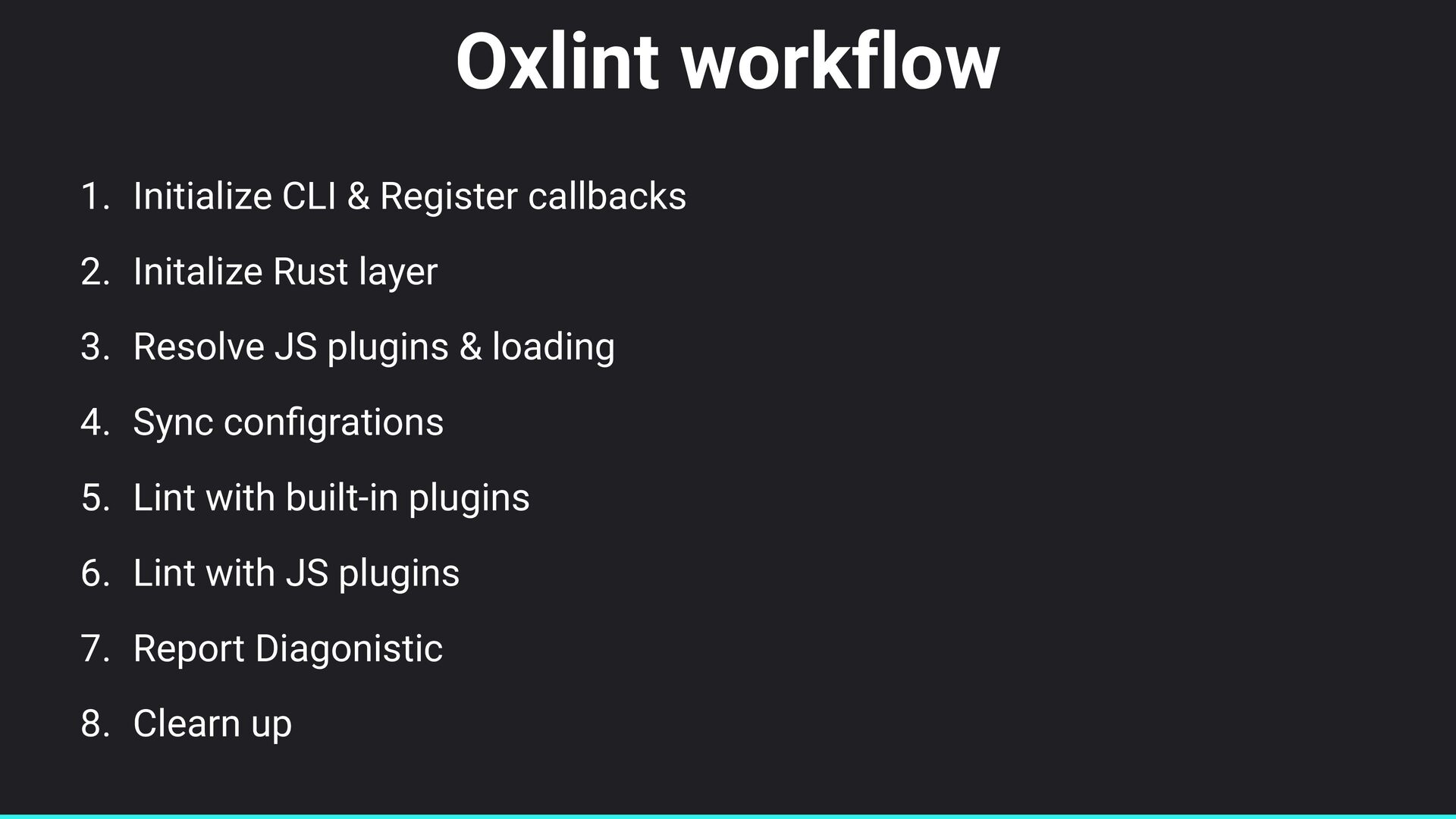 Oxlint JS plugins - Speaker Deck