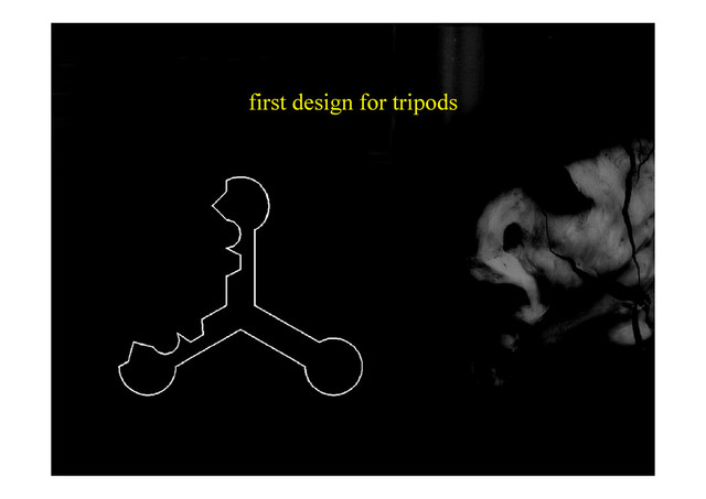first design for tripods
