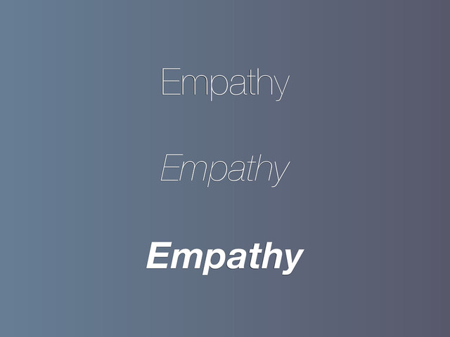 Empathy
Empathy
Empathy
