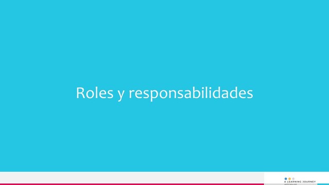 Roles y responsabilidades
