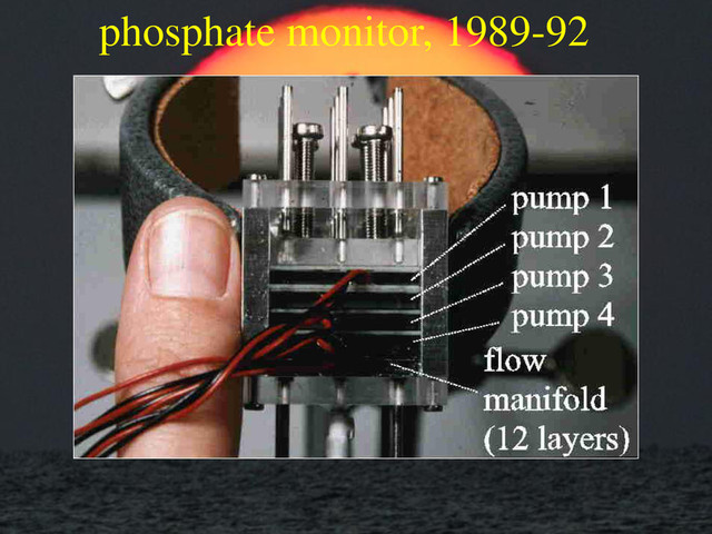 phosphate monitor, 1989-92
