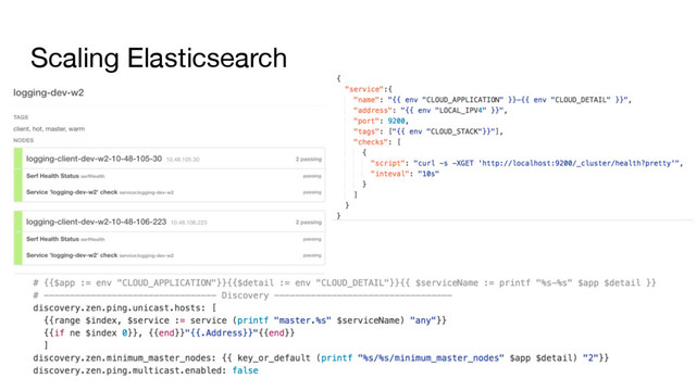 Scaling Elasticsearch
