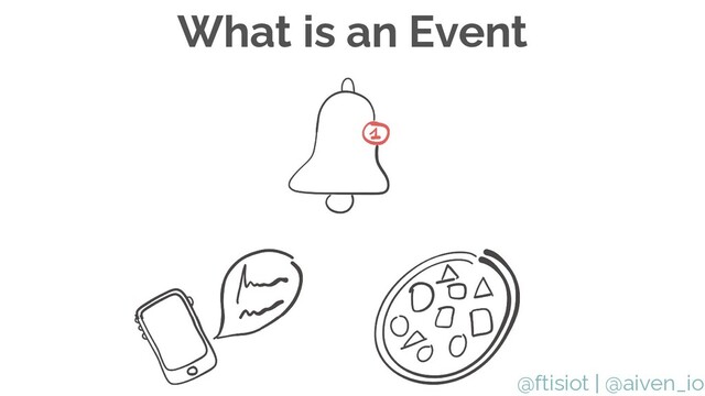 @ftisiot | @aiven_io
What is an Event
