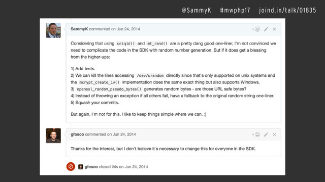 @SammyK #mwphp17 joind.in/talk/01835
