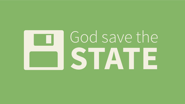 God save the
STATE
