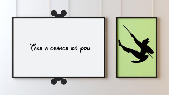 Take a chance on you
