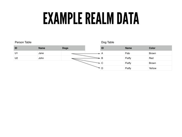 EXAMPLE REALM DATA
