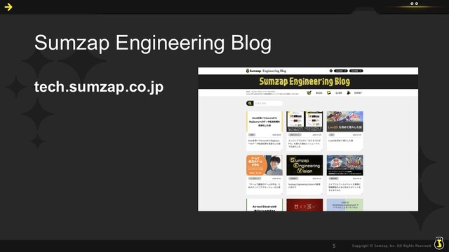 Sumzap Engineering Blog
tech.sumzap.co.jp
5
