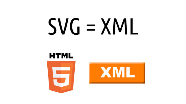 SVG = XML
