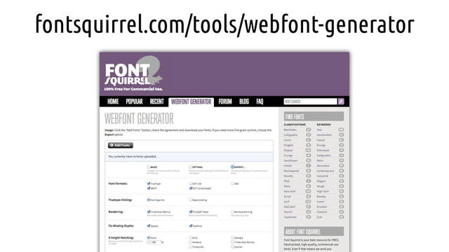 fontsquirrel.com/tools/webfont-generator
