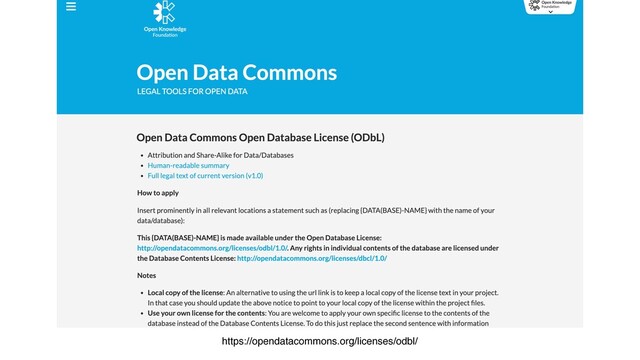 https://opendatacommons.org/licenses/odbl/
