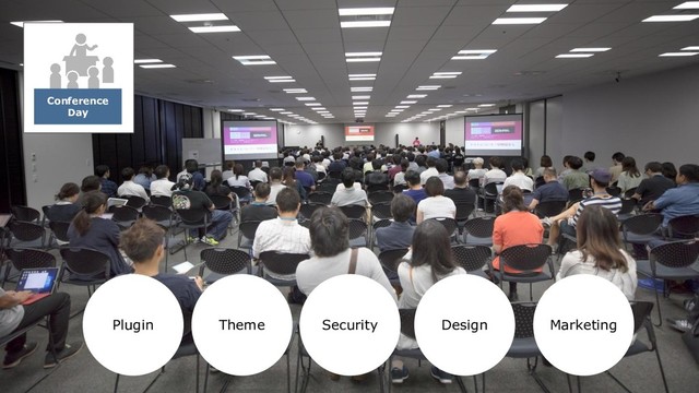 Conference
Day
Plugin Theme Security Design Marketing
