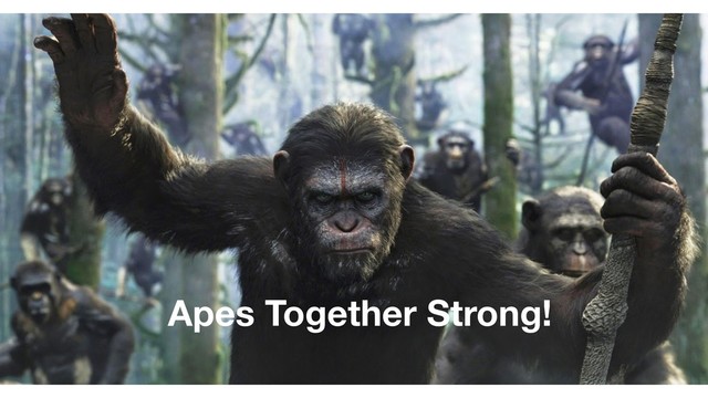 Apes Together Strong!
