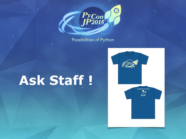 Ask Staff !
