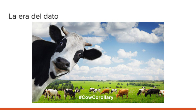 La era del dato
#CowCorollary
