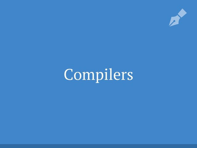 Compilers
