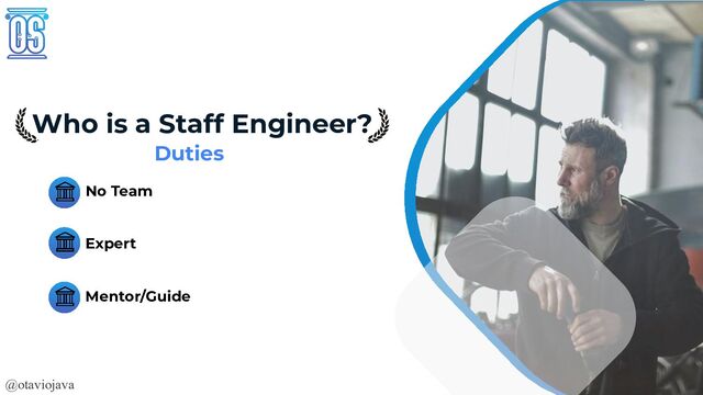 @otaviojava
Who is a Staff Engineer?
Duties
No Team
Expert
Mentor/Guide
